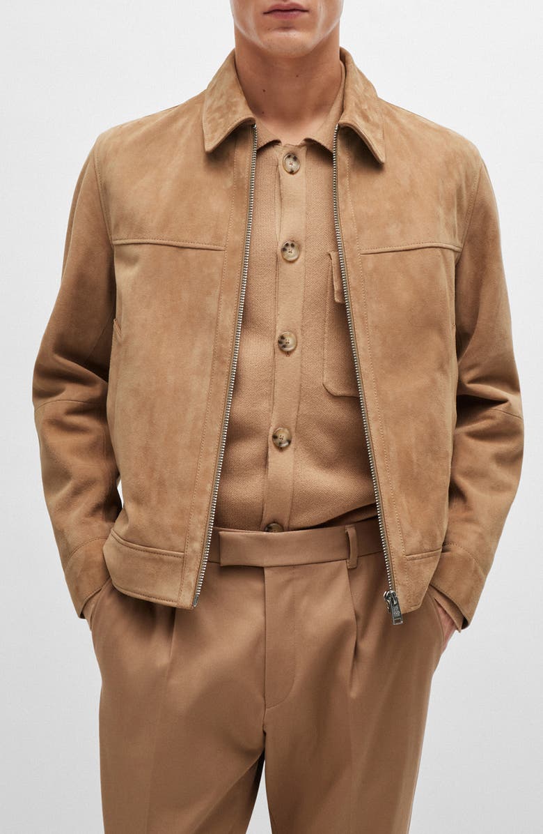 Malbano Goat Suede Jacket BOSS