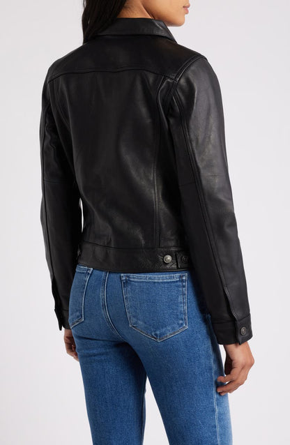 Leather Trucker Jacket Schott NYC