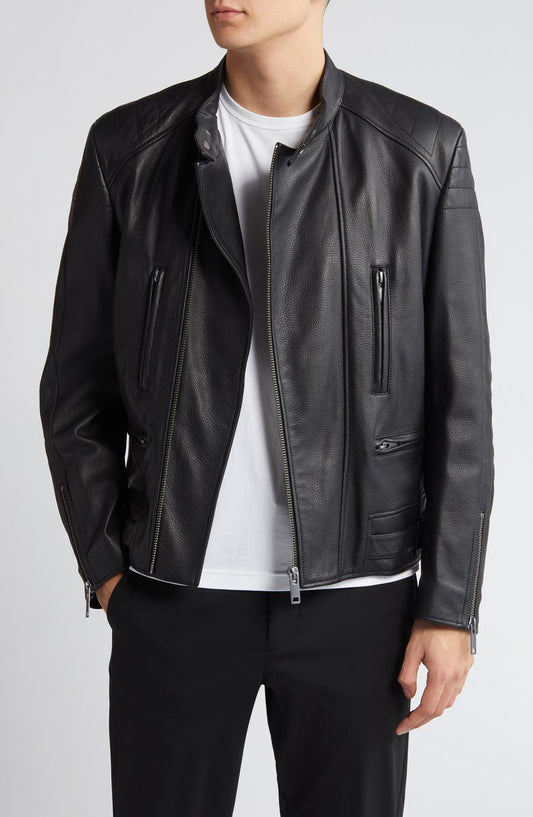 Lewis Leather Jacket BOSS