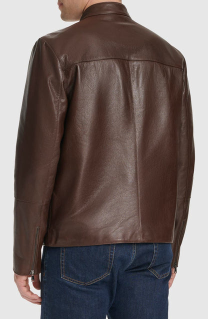 Leather Moto Jacket Cole Haan