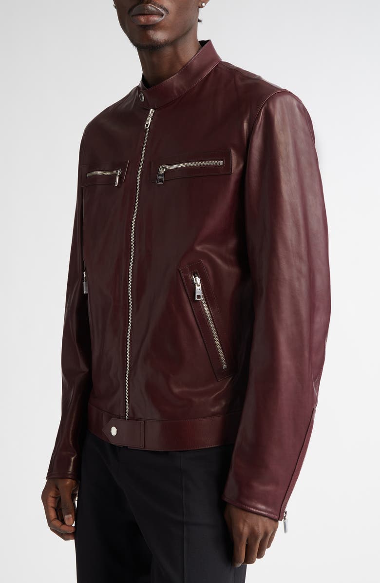 Leather Biker Jacket Dolce&Gabbana