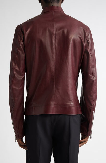 Leather Biker Jacket Dolce&Gabbana