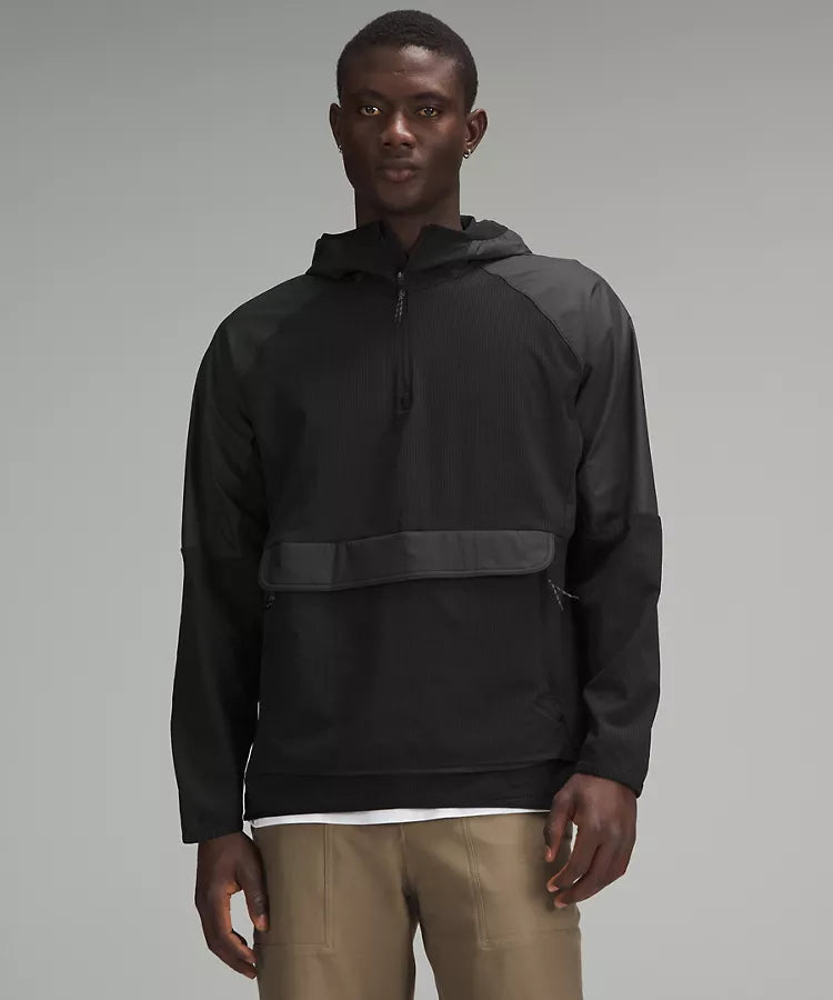 Grid Fleece Anorak