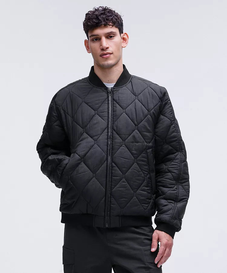 Men's Reversible Insulated Bomber Jacket