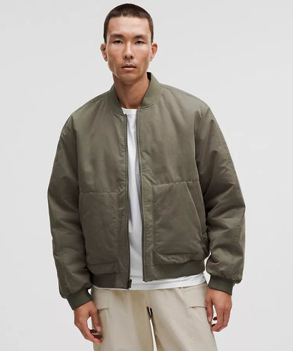 Men's Reversible Insulated Bomber Jacket