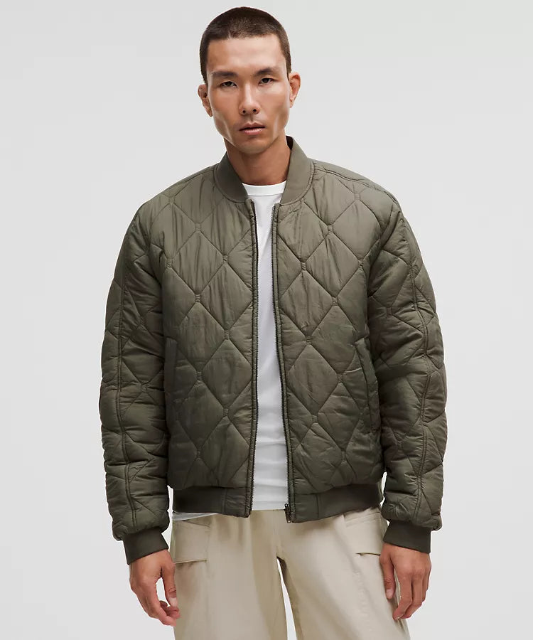 Men's Reversible Insulated Bomber Jacket