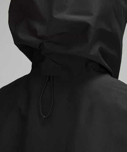 Oversized Hooded Rain Jacket