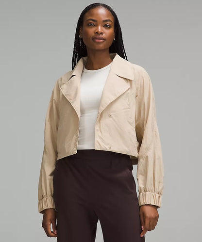 Cropped Trench Jacket