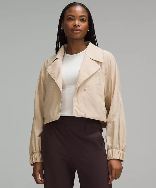 Cropped Trench Jacket