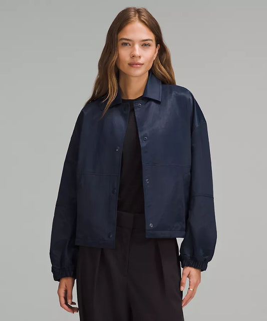 Cropped Coach's Jacket