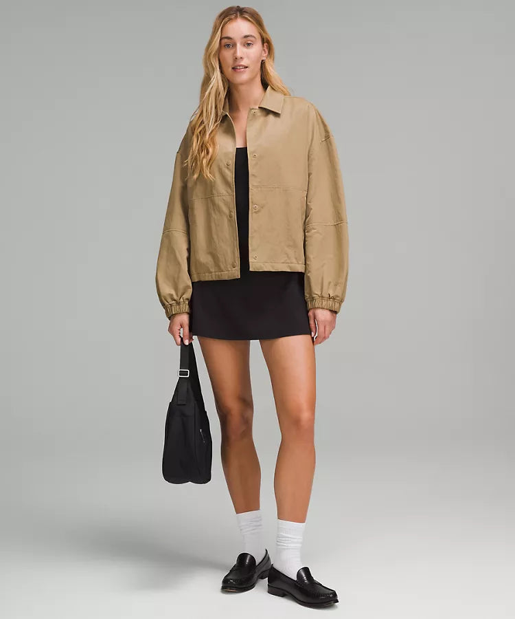 Cropped Coach's Jacket