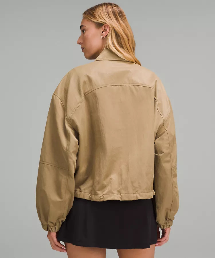 Cropped Coach's Jacket