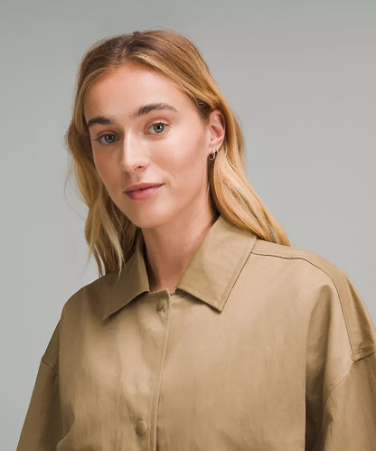 Cropped Coach's Jacket