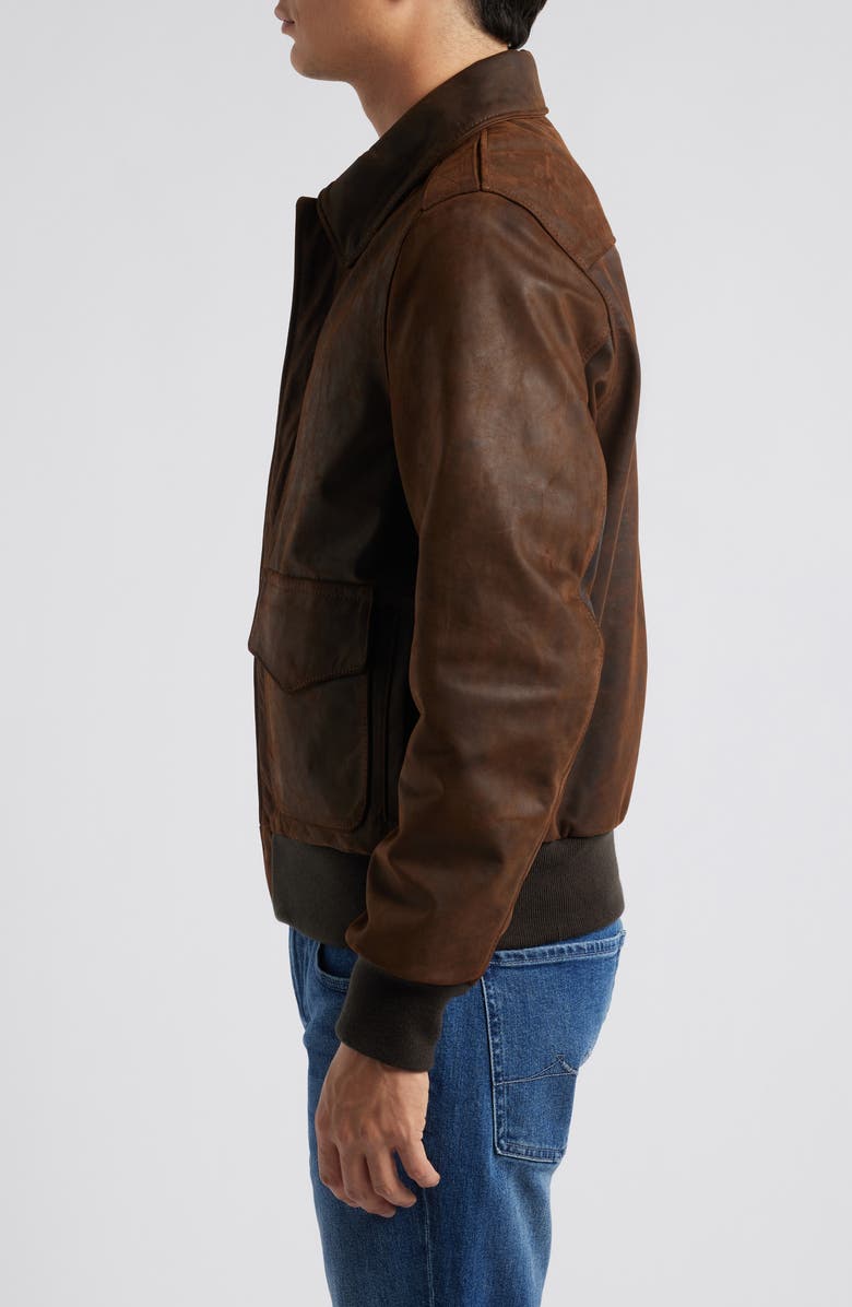 Lightweight Leather Flight Jacket Schott NYC