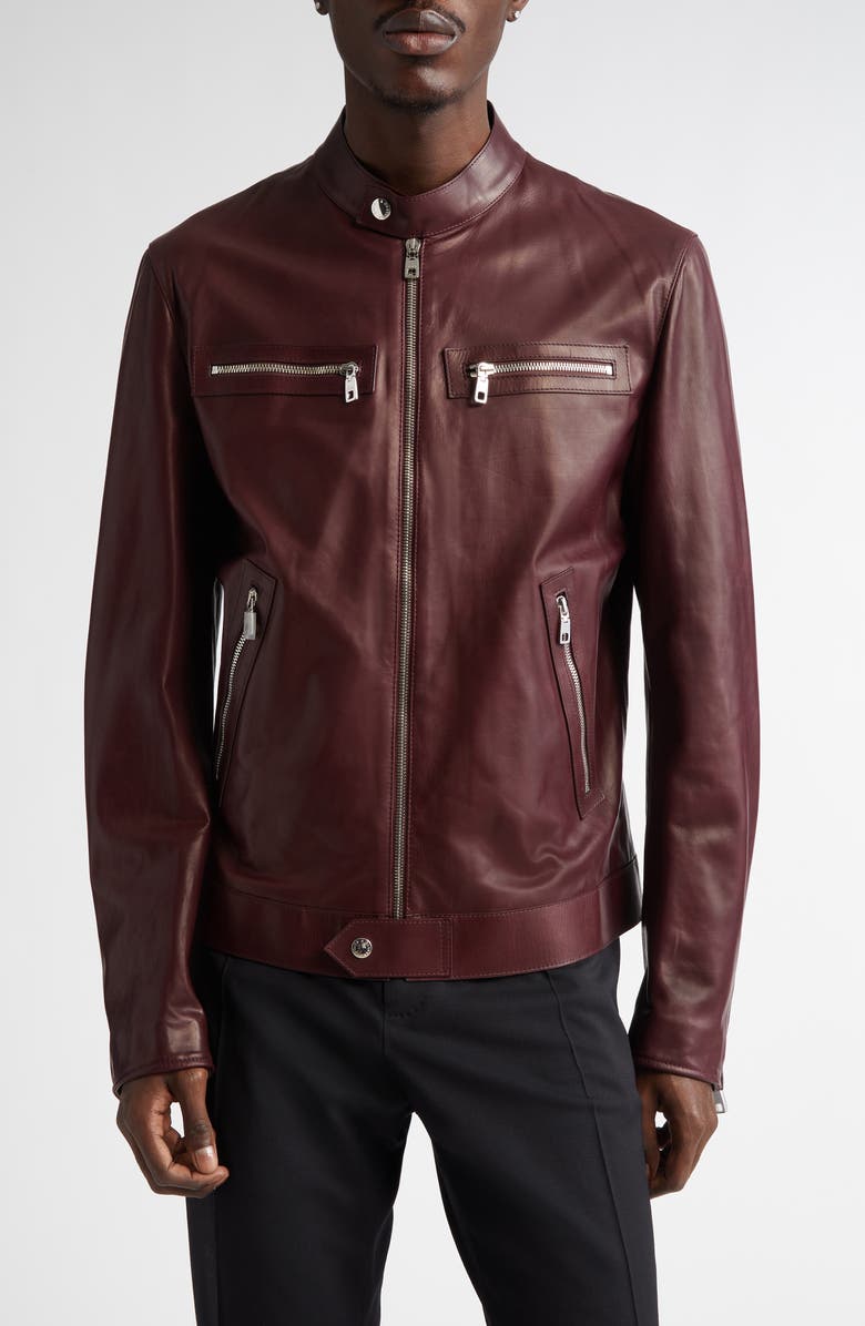 Leather Biker Jacket Dolce&Gabbana