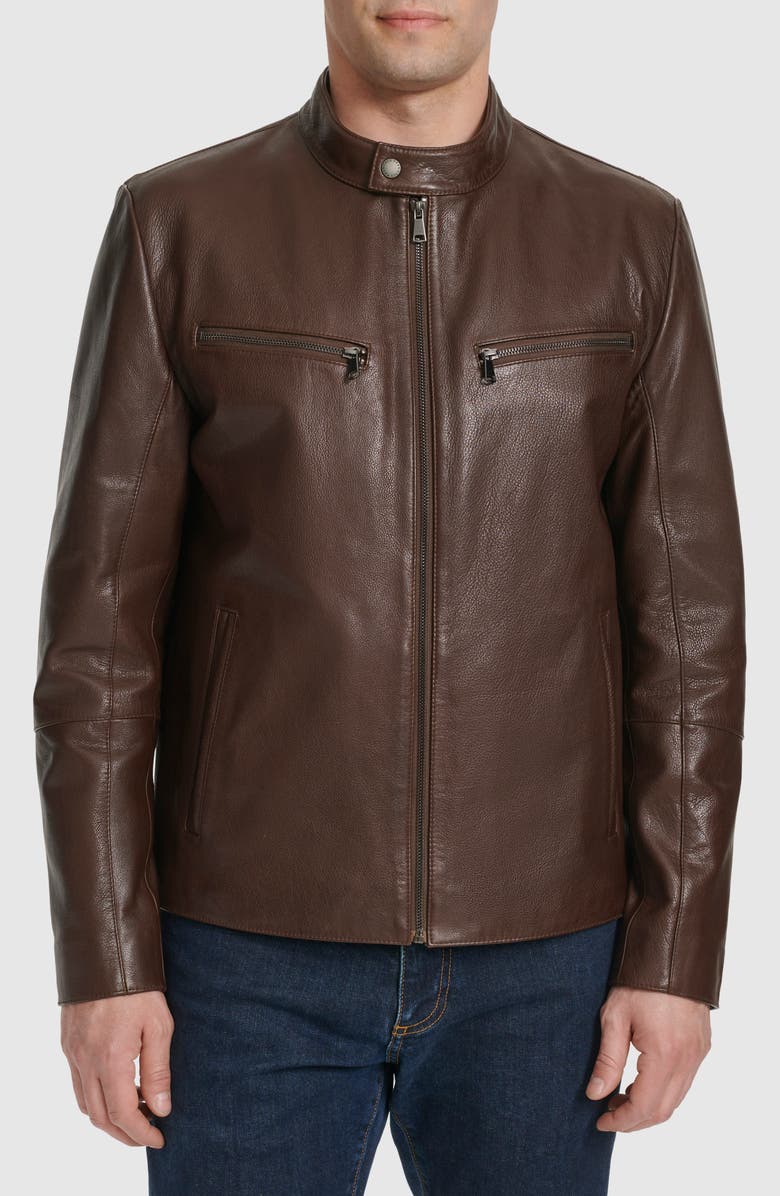 Leather Moto Jacket Cole Haan