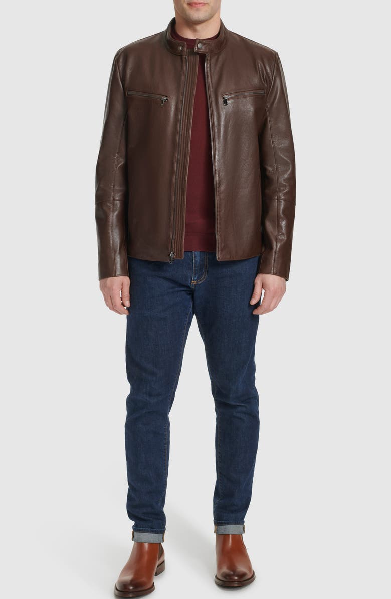 Leather Moto Jacket Cole Haan