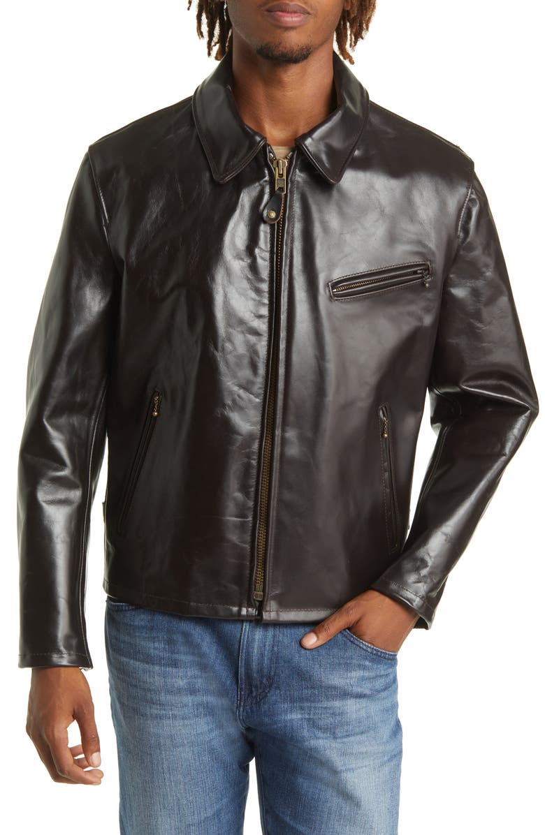 Classic Heavy Steerhide Racer Jacket Schott NYC