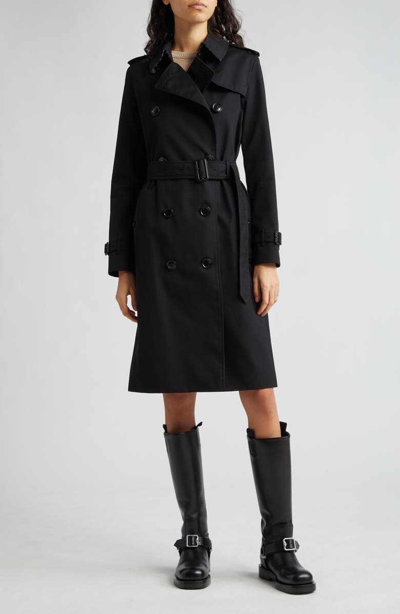 Kensington Heritage Mid Length Trench Coat Burberry