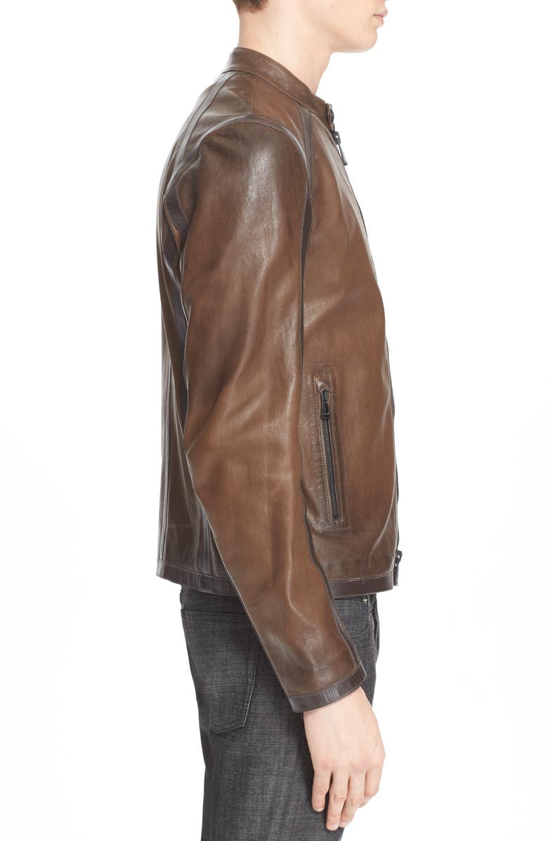 'Lymington' Leather Moto Jacket Belstaff