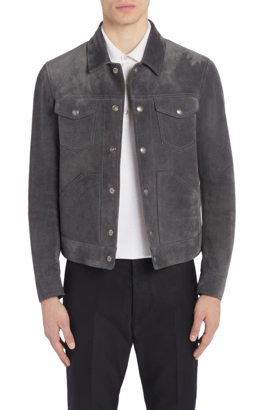 Brushed Suede Western Jacket TOM FORD